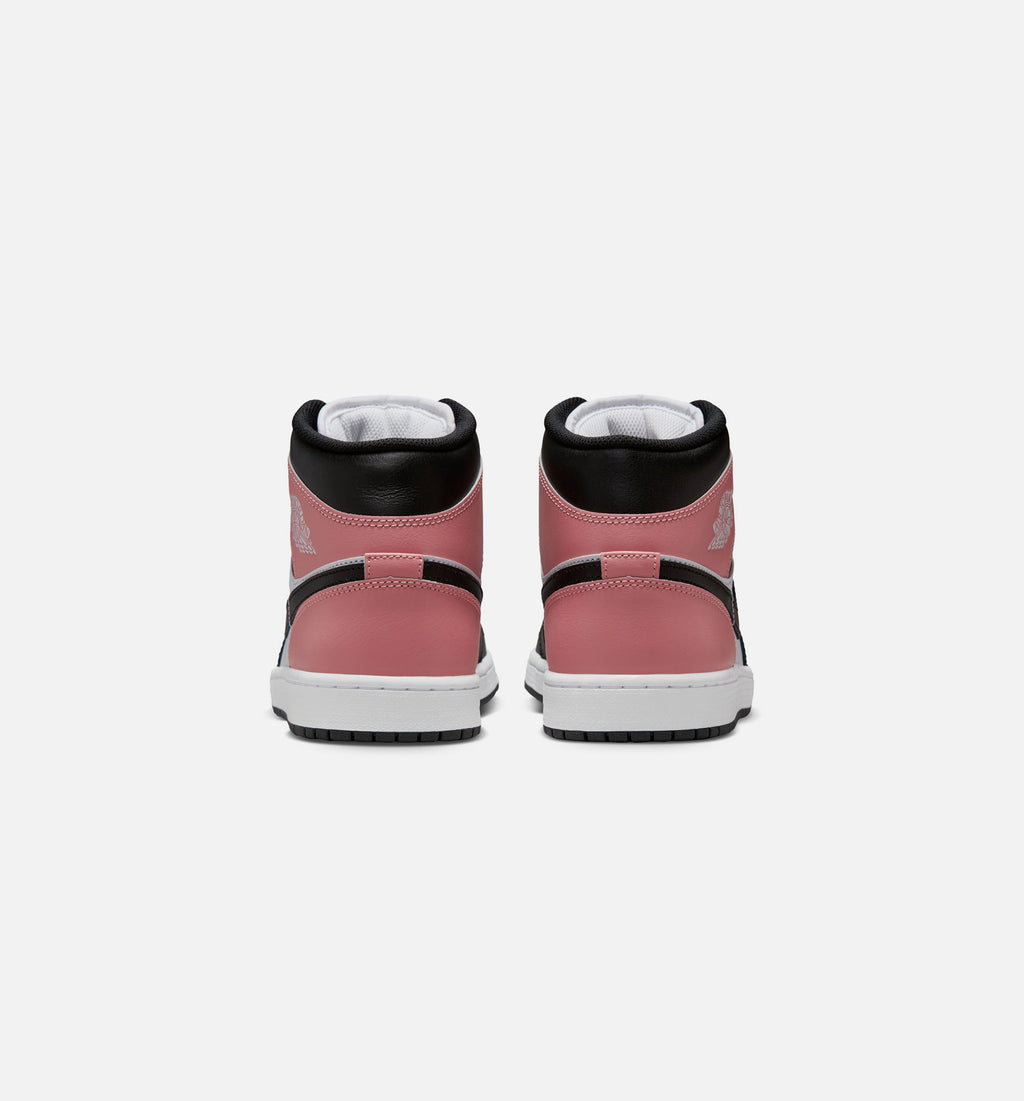 Air Jordan 1 Mid – Men’s Lifestyle Shoe (White/Rust Pink/Black)