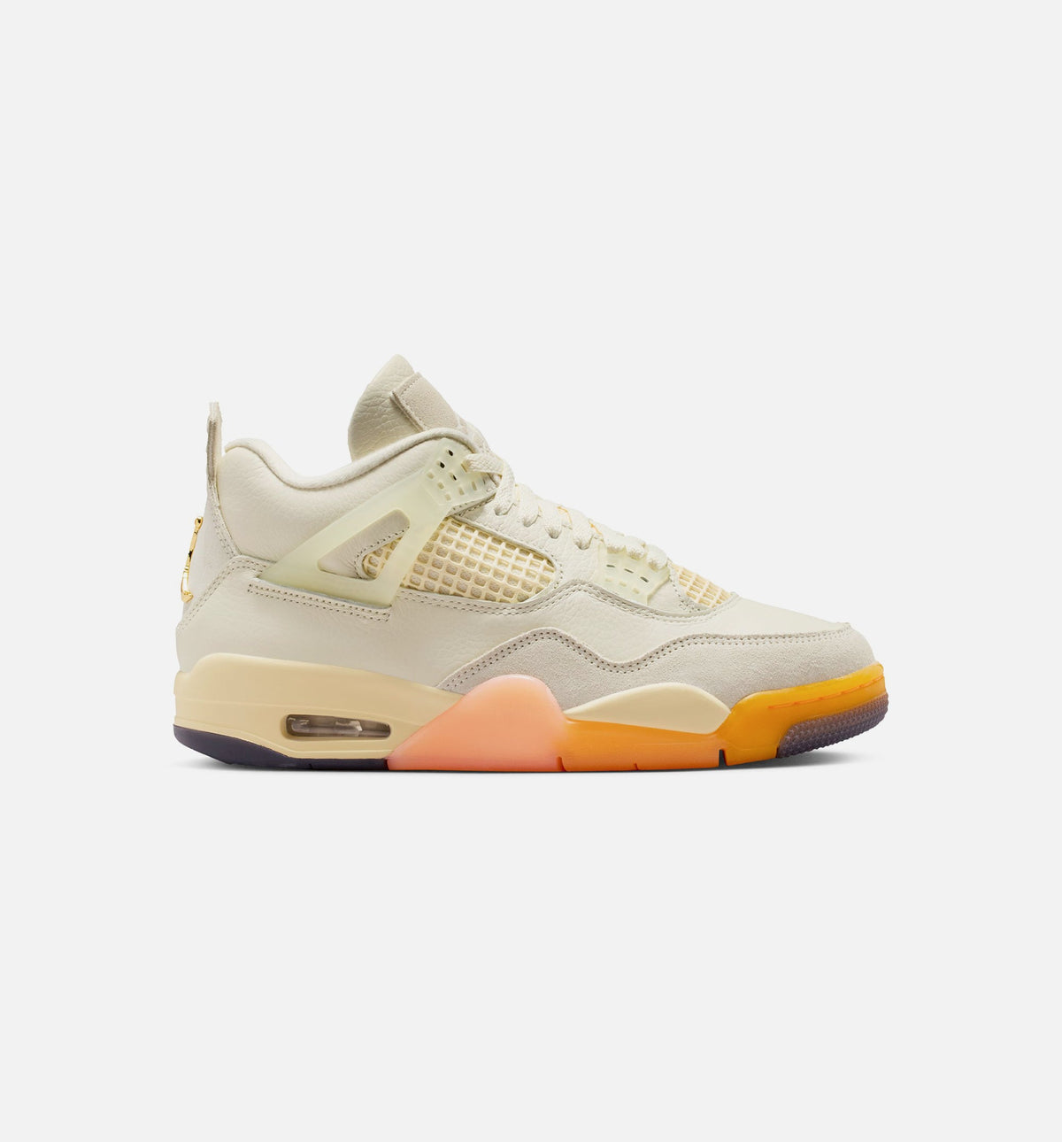 Air Jordan 4 Retro Birds of Paradise – Women’s Lifestyle Shoe (Coconut Milk/Metallic Gold/Muslin/Bright Mango/Sundial/Black)