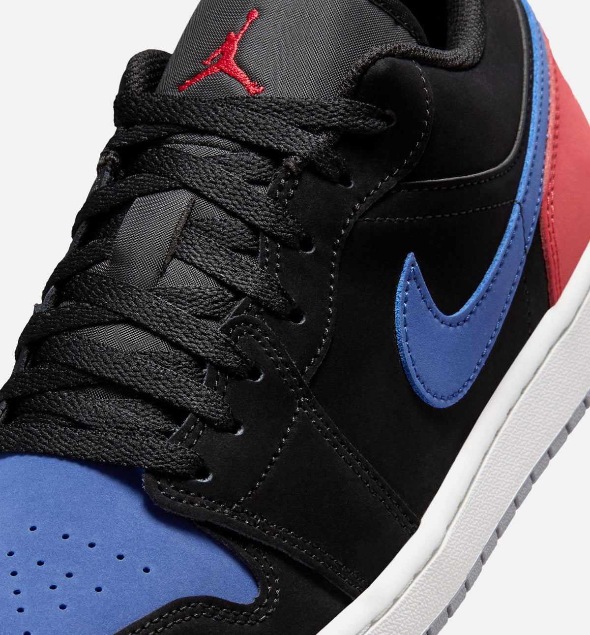 Air Jordan 1 Low – Men’s Lifestyle Shoe (Black/Summit White/True Blue/Varsity Red)