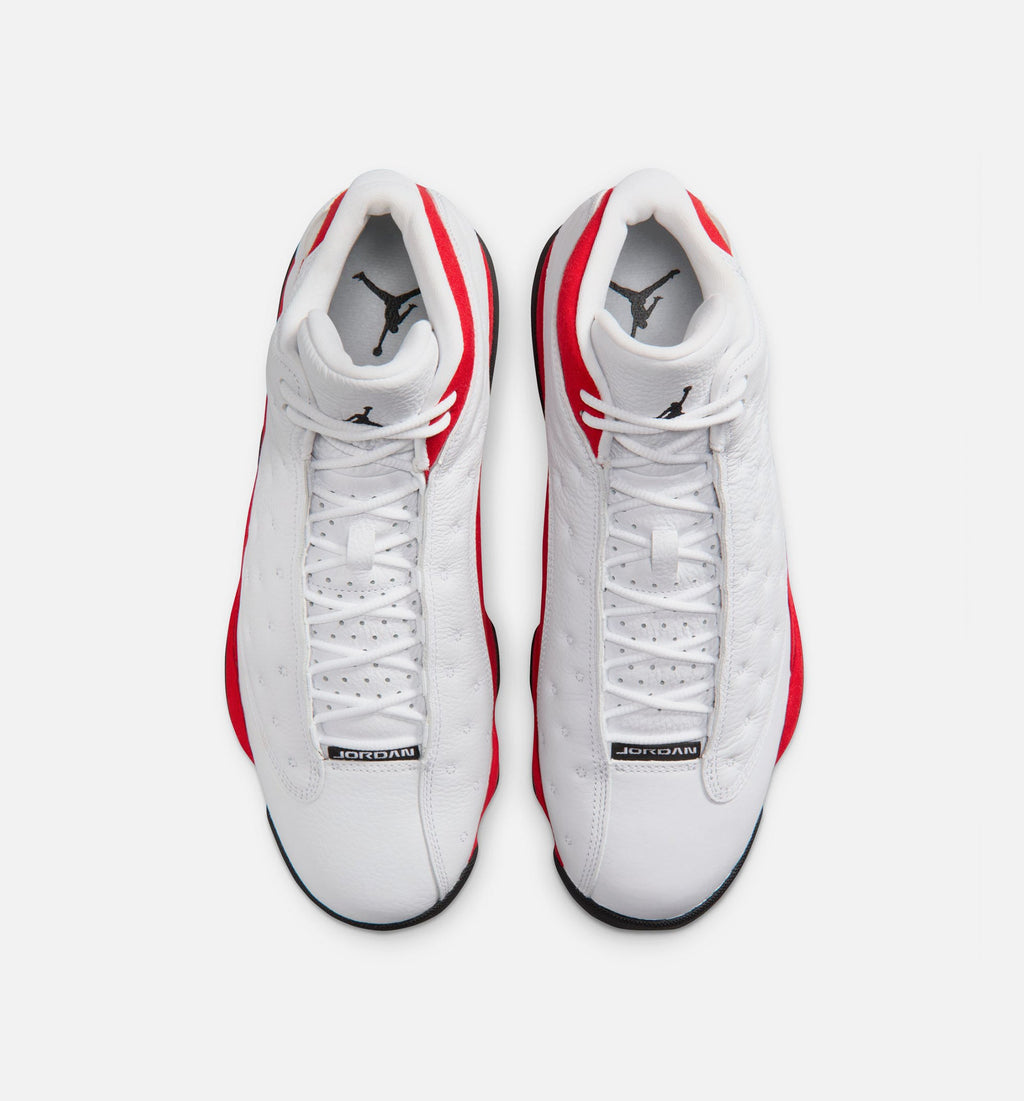 Air Jordan 13 Retro White and University Red – Men’s Lifestyle Shoe (White/Black/True Red)