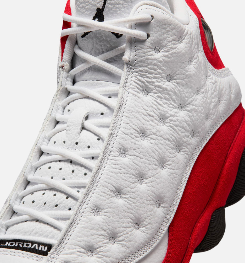 Air Jordan 13 Retro White and University Red – Men’s Lifestyle Shoe (White/Black/True Red)