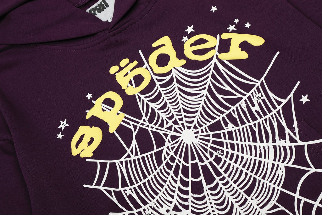Sp5der Spiderweb Graphic Hoodie & Sweatpants Set