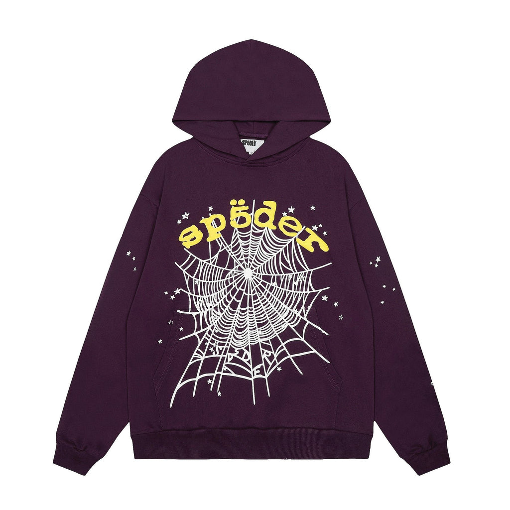 Sp5der Spiderweb Graphic Hoodie & Sweatpants Set