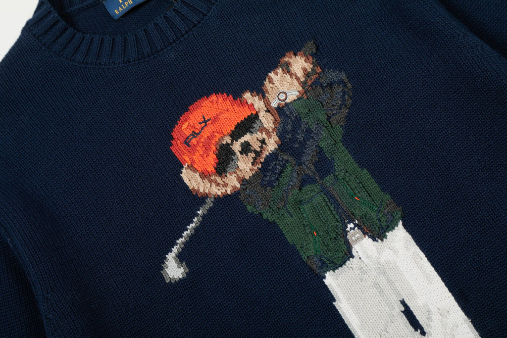 Ralph Lauren Bear Golf Knitted Sweater – Autumn/Winter Collection