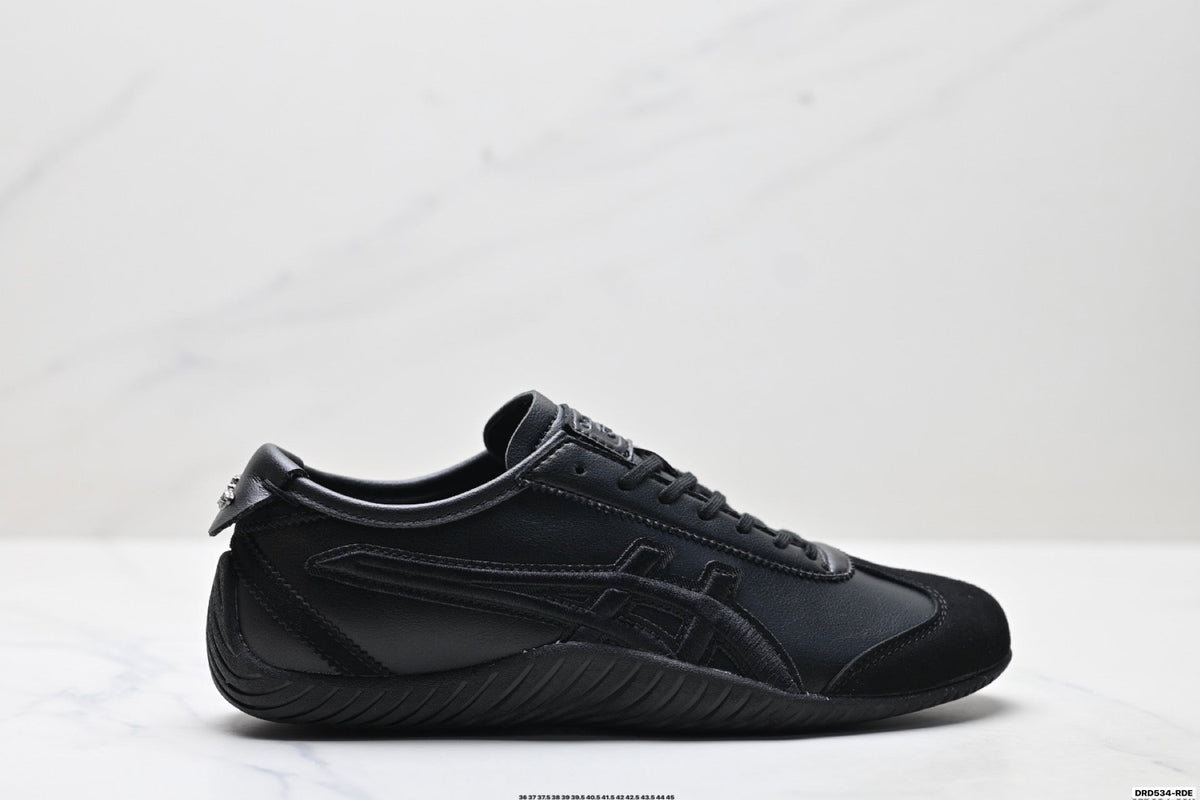 Onitsuka Tiger Low Profile Runner Black Tonal Unisex Shoes Style 36