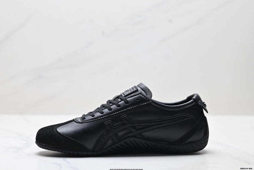 Onitsuka Tiger Low Profile Runner Black Tonal Unisex Shoes Style 36